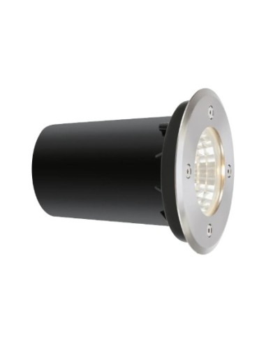 Éclairage extérieur 9W, IP44, en aluminium et verre, parfait pour baliser les espaces extérieurs.