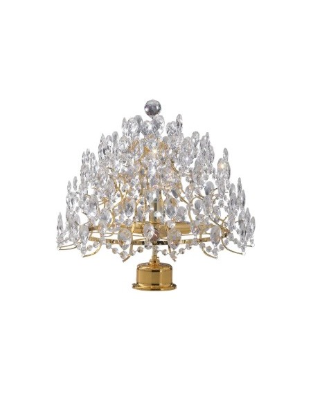 Luminaire E14 4x40W max, compatible LED, diffuse une lumière brillante et élégante.