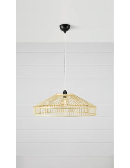 Markslöjd TAPA – Câble textile noir 150 cm avec crochet, ampoule E27 40W max non incluse