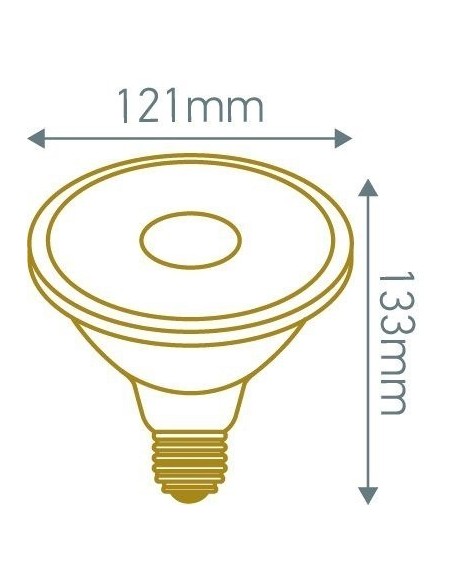 Ampoule Led étanche E27 PAR38 15W dimmable - Girard Sudron Leluminaireled.com