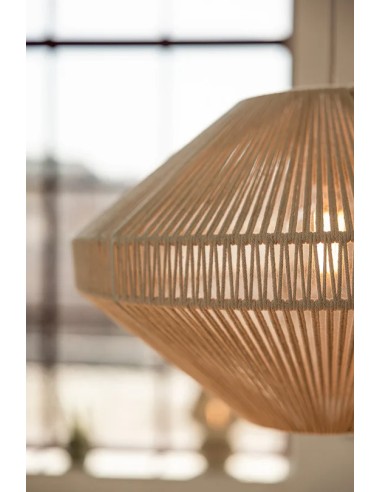 Markslöjd Razzo – Câble textile blanc 150 cm avec crochet, ampoule E27 40W max non incluse