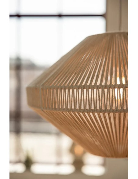 Markslöjd Razzo – Câble textile blanc 150 cm avec crochet, ampoule E27 40W max non incluse