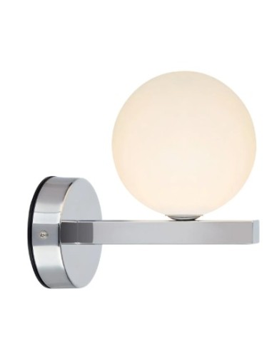 Douille G9 18W max, installation fixe 230V, lumière douce adaptée aux pièces humides.