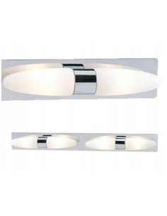 Applique salle de bain 4xE14, IP44, chromée, montage mural 230V sans variateur. 2