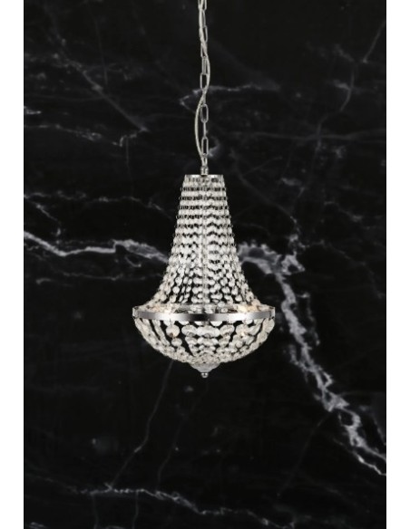 Éclairage suspendu 2xG9 avec câble transparent, pour une ambiance élégante et raffinée.