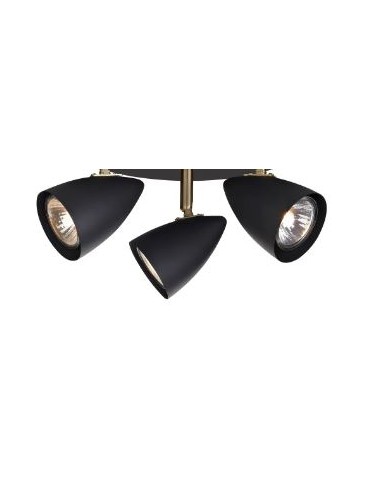 Markslöjd Ciro – Fonctionne avec 3 ampoules GU10 (non incluses), puissance max 35 W, installation fixe