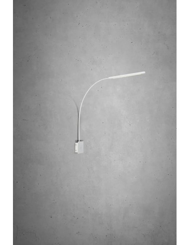 Markslöjd ANTENNA – Applique pratique avec câble transparent de 2 m, idéale pour chambre ou bureau
