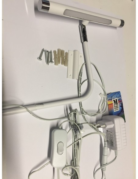 Applique Led d\'éclairage de tableau Monet blanche - Markslojd Leluminaireled.com