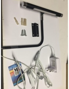 Applique Led d\'éclairage de tableau Monet noire - Markslojd Leluminaireled.com 2