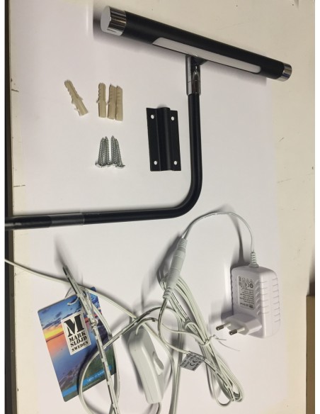 Applique Led d\'éclairage de tableau Monet noire - Markslojd Leluminaireled.com