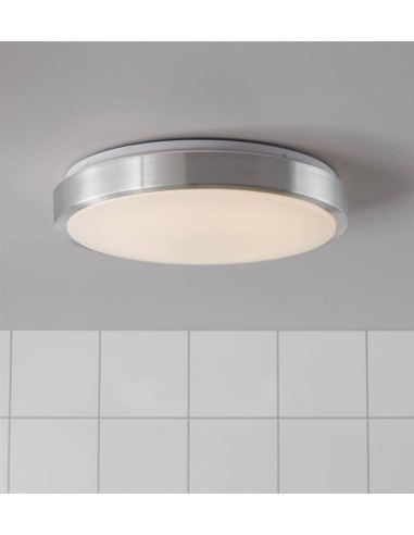 Markslöjd Moon – Éclairage plafond salle de bain 20W LED intégrée, IP44, design classique blanc