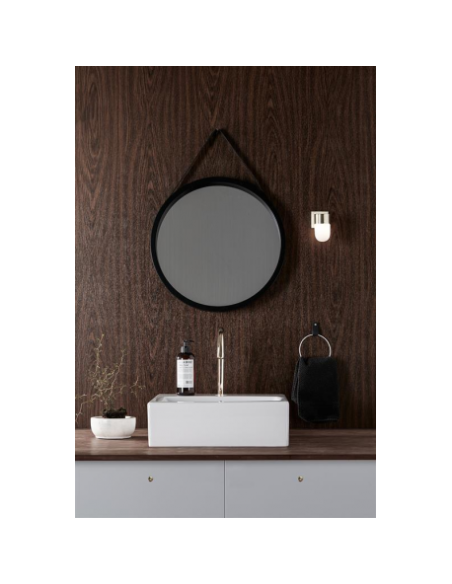 Markslöjd Menton – Applique élégante pour salle de bain, laiton/verre blanc, installation fixe
