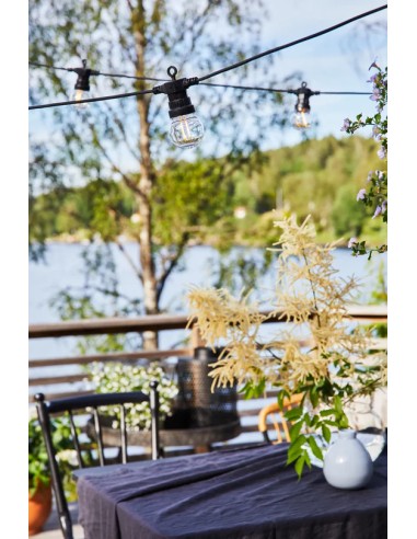 Markslöjd Garden 24 – Guirlande décorative LED 10 ampoules, blanc chaud, usage extérieur