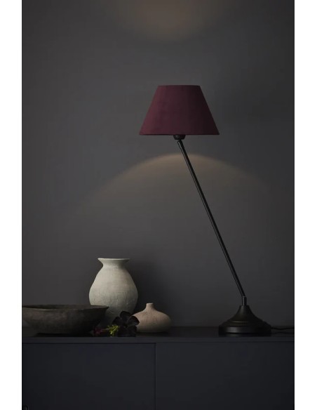 Markslöjd Garda – Lampe décorative violette, pied flexible, E14 max 40W, H80 cm, IP20