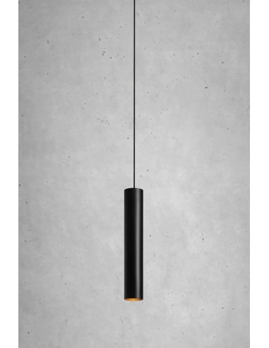 Markslöjd Ruben – Suspension cylindrique noire pour fenêtre, éclairage ciblé, classe II, interrupteur câble