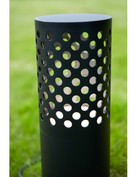 Markslöjd Garden 24 – Borne LED fixe pour allée, 6W blanc chaud, aluminium noir, IP44