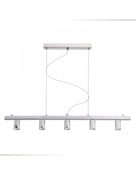 Suspension métal chromé Rallong V - Rendl Light Studio Leluminaireled.com