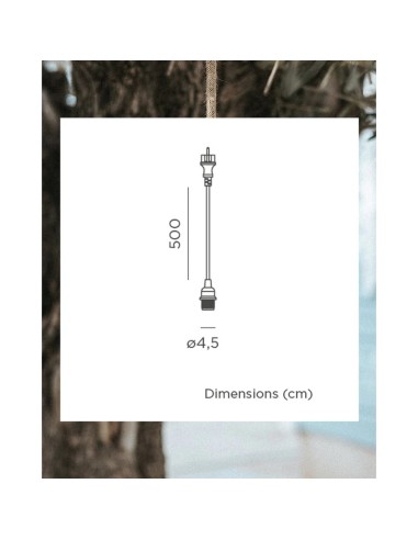Arteixo - New Garden  câble d'alimentation - dessin technique