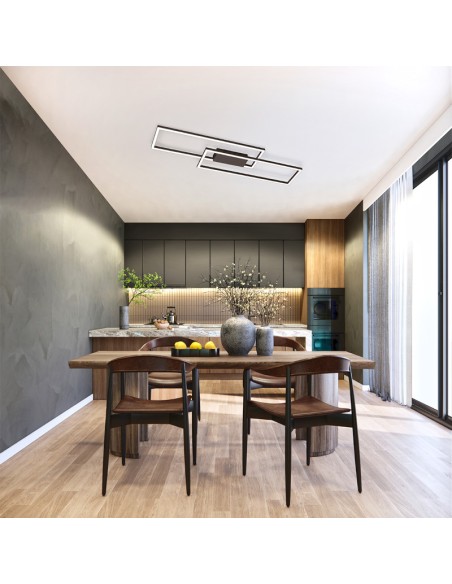 Seth de Fischer & Honsel - plafonnier dimmable CCT avec télécommande