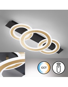 Plafonnier Led intégrée luminosité variable - Fischer & Honsel - Cercle 2