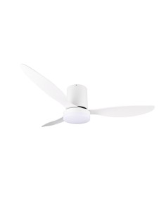 Plafonnier/ventilateur dimmable à changement de température de couleur blanc - Trio - Göteberg-Leluminaireled.com