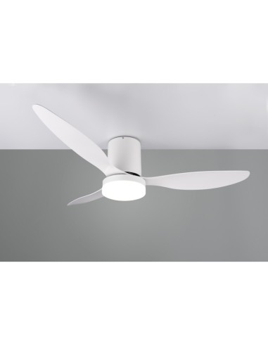 Plafonnier/ventilateur dimmable à changement de température de couleur blanc - Trio - GötebergLeluminaireled.com