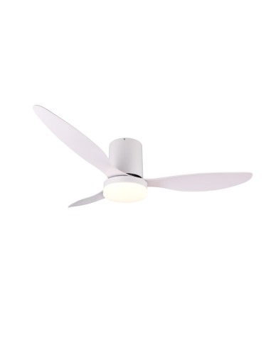 Plafonnier/ventilateur dimmable à changement de température de couleur blanc - Trio - GötebergLeluminaireled.com