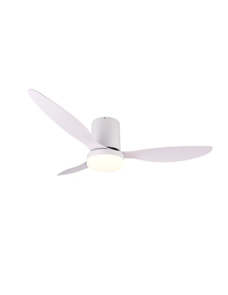 Plafonnier/ventilateur dimmable à changement de température de couleur blanc - Trio - GötebergLeluminaireled.com