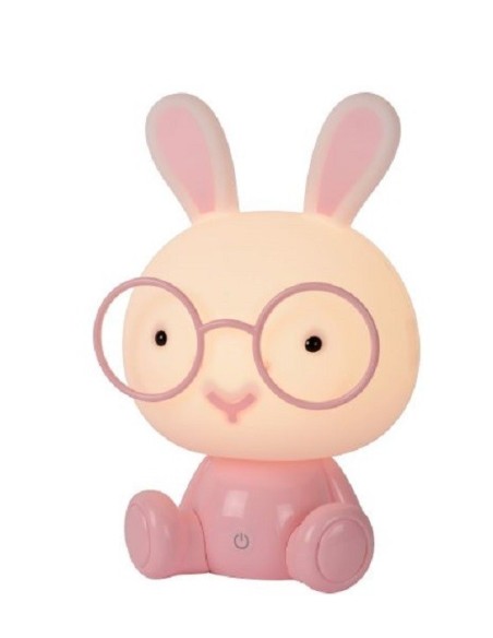 Lampe de chevet Led enfant - veilleuse Dodo Rabbit - Lucide Leluminaireled.com