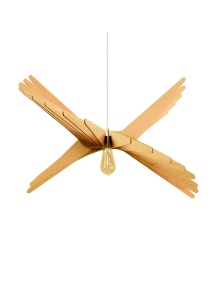 Suspension teinté chêne  Albatros 65 - Atelier Loupiote