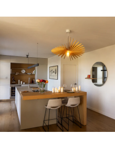 Suspension teinté chêne  Albatros 65 - Atelier Loupiote 2