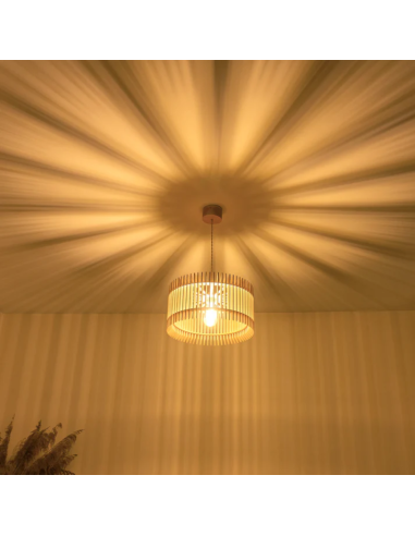 Suspension Apollon en bois 40cm - Atelier Loupiote