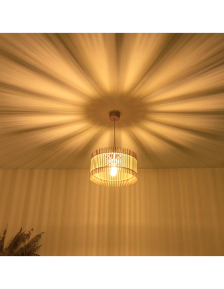 Suspension Apollon en bois 40cm - Atelier Loupiote