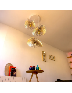 Suspension en bois Cygne Trio  - Atelier Loupiote 2