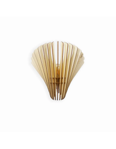 Applique en bois - Atelier Loupiote- Aqua