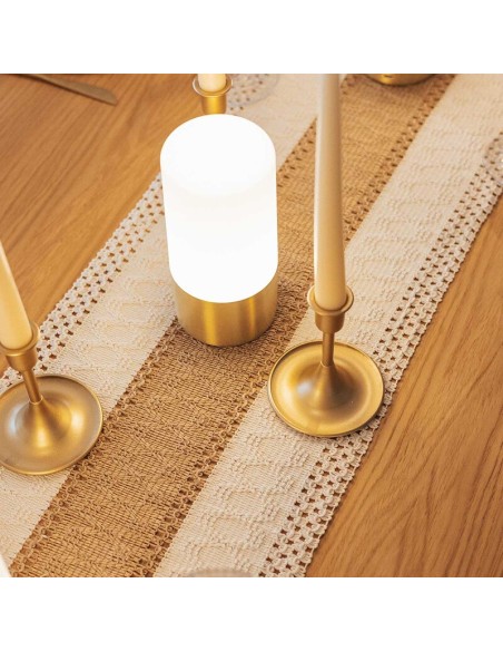 Lampe de table en métal et plastique en laiton - MAIA - New Garden