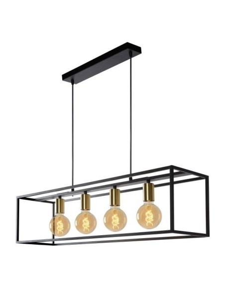 Suspension intérieure Led Ruben 4 points lumineux - Lucide Leluminaireled.com