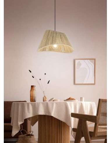 Suspension Valerie 52 cm de diamètre en finition Jute naturelle