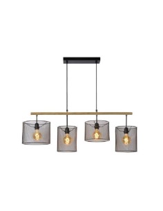 Suspension intérieure Baskett 4 points lumineux - Lucide Leluminaireled.com