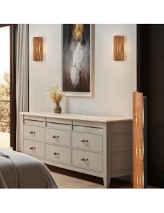 applique KARUNI de Trio, métal, et bois, IP20, 1xE14 , 10 W max 2