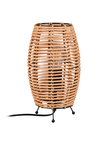 lampe de table Inga  de la marque Trio, design naturel et bohème , IP20, 40 W max ,E27