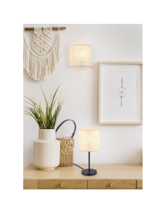 Applique murale Aimee en métal et algues, culot E27 - Trio 2