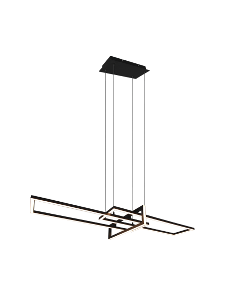 Suspension Led intégrée luminosité variable - Trio - Salinas
