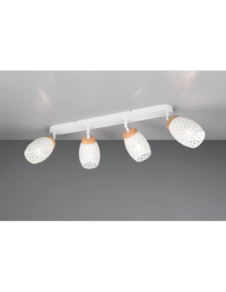 TRIO - Applique Bidar en blanc, 4xE14 , 10 W maximum