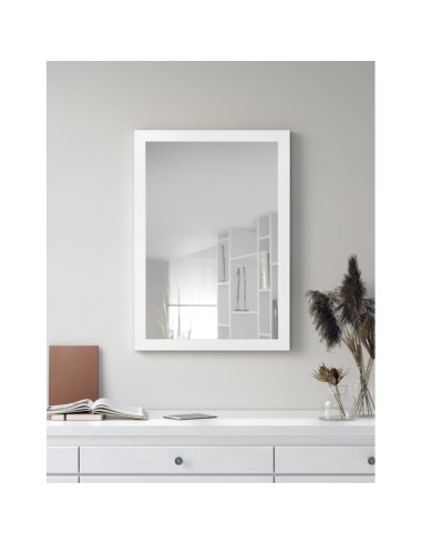 Mirrors and More - Kim - Miroir encadré blanc  48x68cm