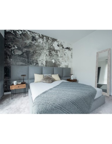 Mirrors and More  - Vicky - Miroir encadré noir et chrome 50x150cm