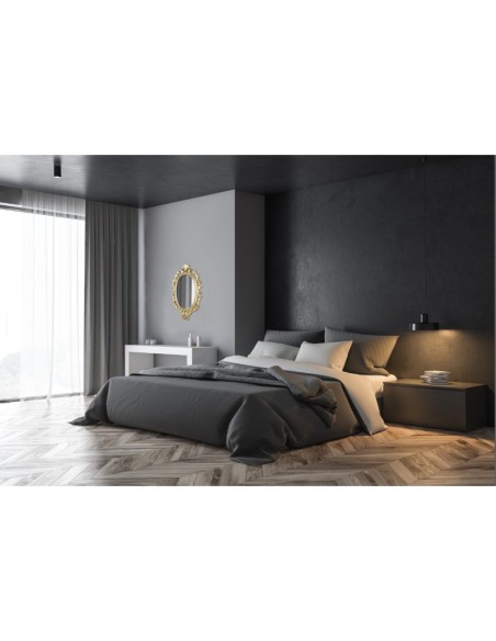 Mirrors and More - Trixi   - Miroir baroque doré 44,5x73cm