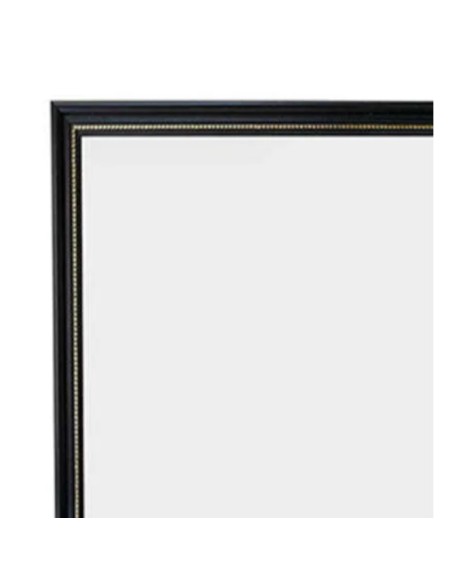 Elenor - Miroir encadré noir et doré 34x45cm - Mirrors and More