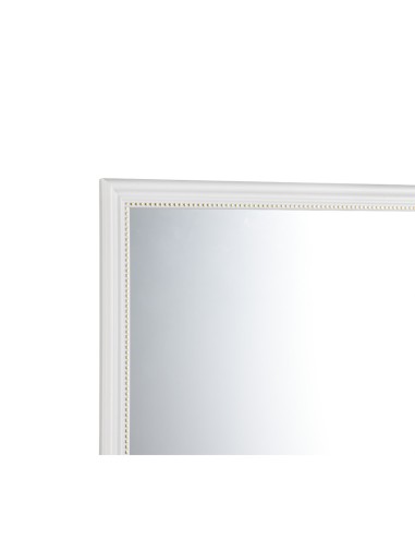 Elenor - Miroir encadré blanc et doré 34x45cm - Mirrors and More