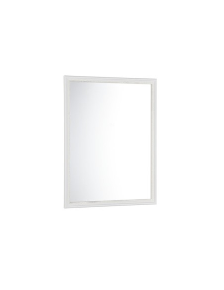 Miroir encadré blanc et doré 34x45cm - Mirrors and More - Elenor